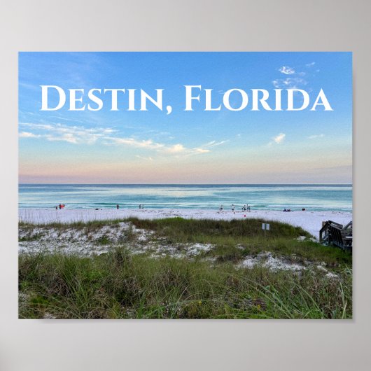 Destin Florida Mooie Sunset Beach Fotografie Poster (Voorkant)