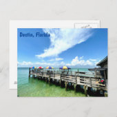 Destin Florida Ocean Boardwalk Photografie Briefkaart (Voorkant / Achterkant)