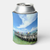 Destin Florida Ocean Boardwalk Photography Custom Blikjeskoeler (Blikje Achterkant)