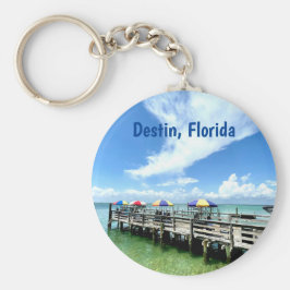 Destin Florida Ocean Boardwalk Photography Custom Sleutelhanger