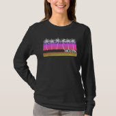 Destin Florida Retro Style  Beach Sunset 70 T-shirt (Voorkant)