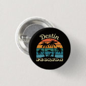 Destin Florida Ronde Button 3,2 Cm (Voorkant /achterkant)