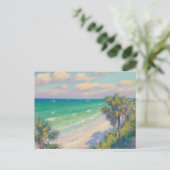 Destin Florida schilderij Briefkaart (Staand voorkant)