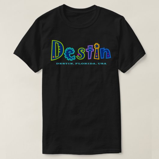 Destin Florida souvenir T-shirt (Design voorkant)
