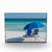 Destin Florida stoelen en paraplu fotoblok (Voorkant)