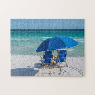 Destin Florida stoelen en paraplu legpuzzel