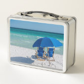 Destin Florida stoelen en paraplu lunchbox (Achterkant)
