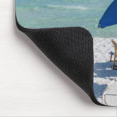 Destin Florida stoelen en paraplu mousepad Muismat (Hoek)