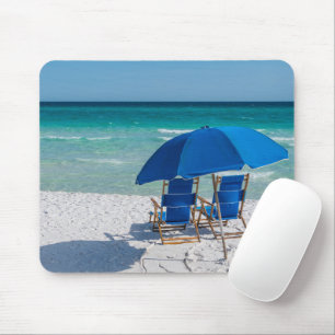 Destin Florida stoelen en paraplu mousepad Muismat