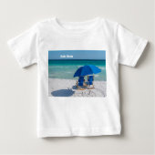 Destin Florida stoelen en paraplu peuter T-shirt (Voorkant)
