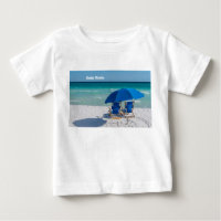 Destin Florida stoelen en paraplu peuter T-shirt