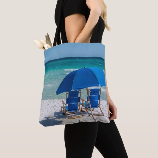 Destin Florida stoelen en paraplu tas (Dichtbij)