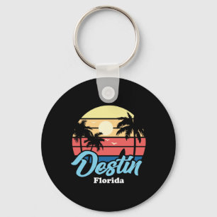 Destin Florida Strand Surfer Surfen Souvenir Retro Sleutelhanger