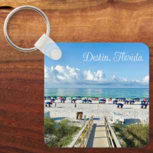 Destin Florida  Strandfotografie Souvenir Sleutelhanger