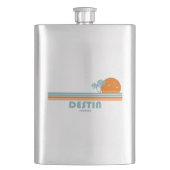 Destin Florida Sun Palm Trees Flacon (Voorkant)