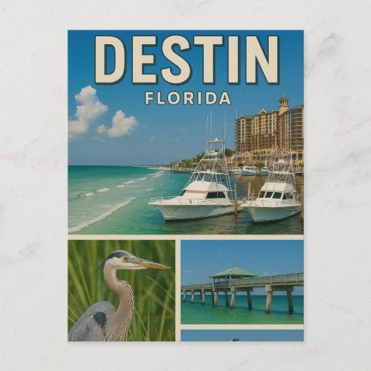 Destin Florida Travel Briefkaart (Voorkant)