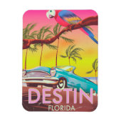 Destin Florida USA vintage poster. Magneet (Verticaal)