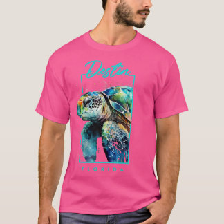 Destin Florida Waterverf Zee schildpad Portret T-shirt