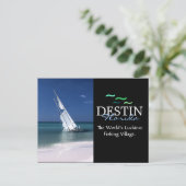 Destin Florida, werelden het gelukkigste Geviste d Briefkaart (Staand voorkant)