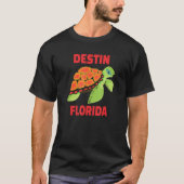 Destin Florida Zee Turtle T-shirt (Voorkant)
