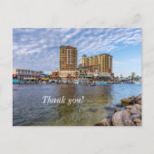 Destin Harbor Boardwalk bedankanskaart Briefkaart (Voorkant)