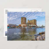 Destin Harbor Boardwalk Beterschap Ansichtkaart Briefkaart (Voorkant / Achterkant)