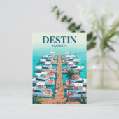 Destin Harbor Boardwalk USA Briefkaart (Staand voorkant)