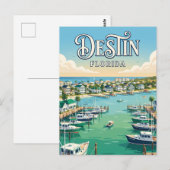 Destin Harbor Boardwalk USA Briefkaart (Voorkant / Achterkant)