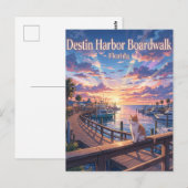 Destin Harbor Boardwalk USA Briefkaart (Voorkant / Achterkant)