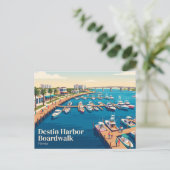 Destin Harbor Boardwalk VS Briefkaart (Staand voorkant)
