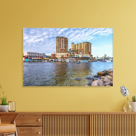 Destin Harbour Boardwalk Canvas (Insitu (Woonkamer))