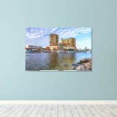 Destin Harbour Boardwalk Canvas Afdruk (Insitu (Houten vloer))