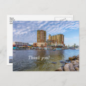 Destin Harbour Boardwalk Dank u Briefkaart (Voorkant / Achterkant)