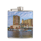 Destin Harbour Boardwalk Flask Heupfles (Voorkant)