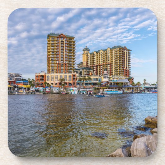 Destin Harbour Boardwalk Onderzetter Set (Voorkant)