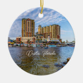 Destin Harbour Boardwalk Ornament Souvenir (Voorkant)