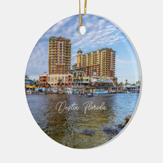 Destin Harbour Boardwalk Ornament Souvenir (Links)