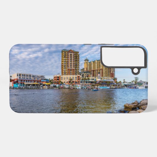 Destin Harbour Boardwalk Samsung Telefoon Case Samsung Galaxy Hoesje (Achterkant horizontaal)