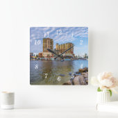 Destin Harbour Boardwalk wandklok (Huis)