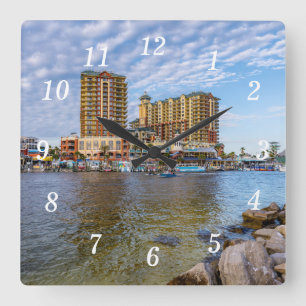 Destin Harbour Boardwalk wandklok