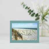 Destin, het strand van Florida matte briefkaart (Staand voorkant)