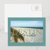 Destin, het strand van Florida matte briefkaart (Voorkant / Achterkant)