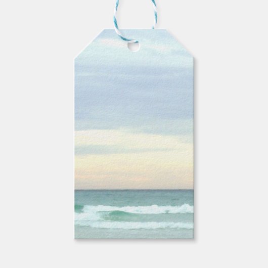 Destin Oceaan Briefpapier Cadeaulabel (Voorkant)