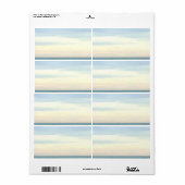Destin Oceaan Briefpapier Etiket (Full Sheet)