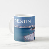 Destin, strand van Florida en skyline Koffiemok (Voorkant links)