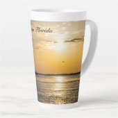Destin Sunset And Helicopters Latte Mug Latte Mok (Rechterhoek)