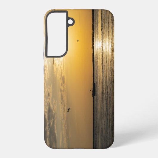 Destin Sunset And Helicopters Samsung Phone Case Samsung Galaxy Hoesje (Achterkant)