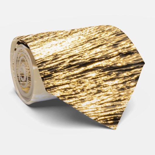 Destin Sunset And Helicopters Tie Stropdas (Opgerold)