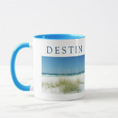 DESTIN ~ Zee haver-strand zondag Mok (Links)