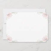 Destination Aloha Tropical Beach Wedding Invite Kaart (Achterkant)